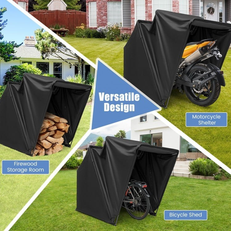 Outdoor Motorcycle Shelter Waterproof Motorbike Storage Tent with Cover 