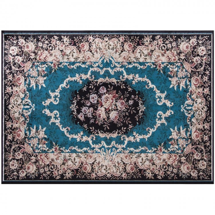 Area Rug with Non-Shedding Surface and Anti-slip Bottom-S