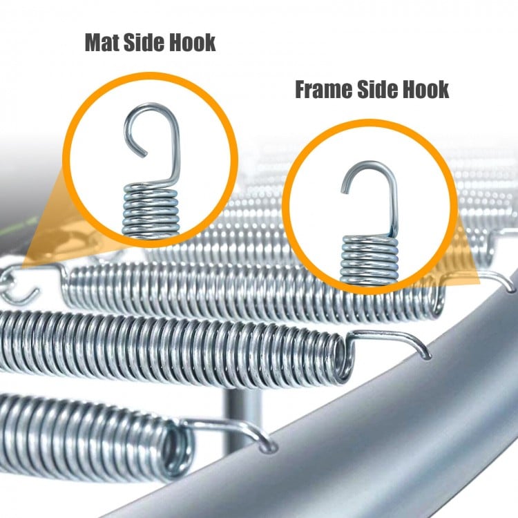 5.5 Inch/7 Inch Rustproof Galvanized Steel Replacement Trampoline Elasticity Springs