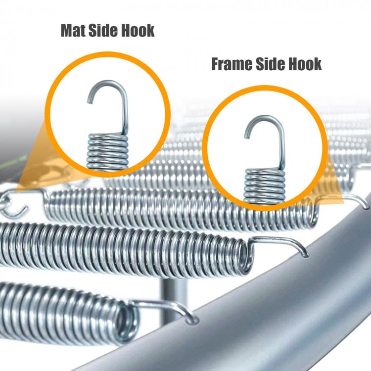 5.5 Inch/7 Inch Rustproof Galvanized Steel Replacement Trampoline Elasticity Springs