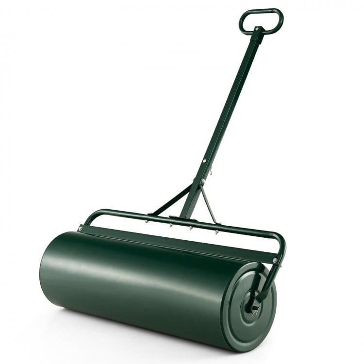 Metal Lawn Roller with Detachable Gripping Handle