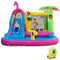 Inflatable Bounce Castle with Long Water Slide and 735W Blower