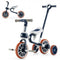4-in-1 Kids Tricycle with Adjustable Parent Push Handle, Balance Bike & Training Trike for Ages 2–4