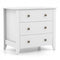 Modern 3-Drawer Dresser Chest with Spacious Storage for Bedroom, Living Room & Entryway