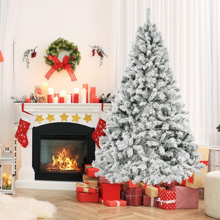 7 Feet Artificial Xmas Tree 3-Minute Quick Shape