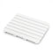 Waterproof HIPS Bath Spa Shower Mat with Non Slip Foot Pads-White