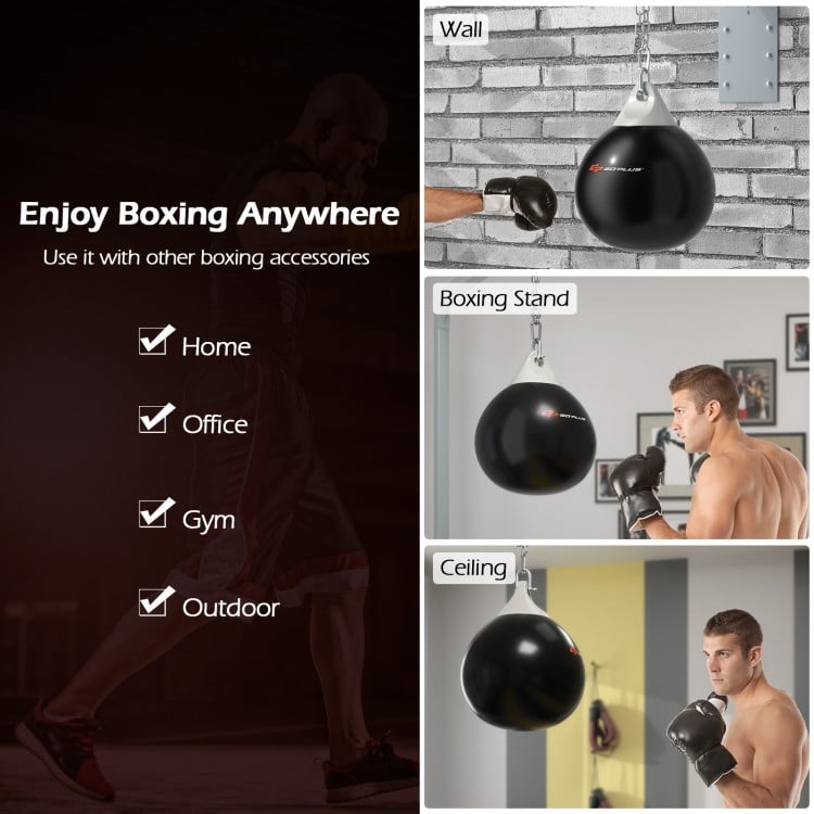 21 Inch Water Punching Bag with Adjustable Metal Chain