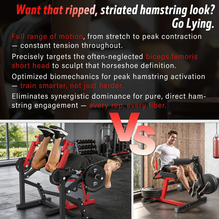 YODOLLA Convertible Leg Extension & Curl Machine – Home Gym Trainer