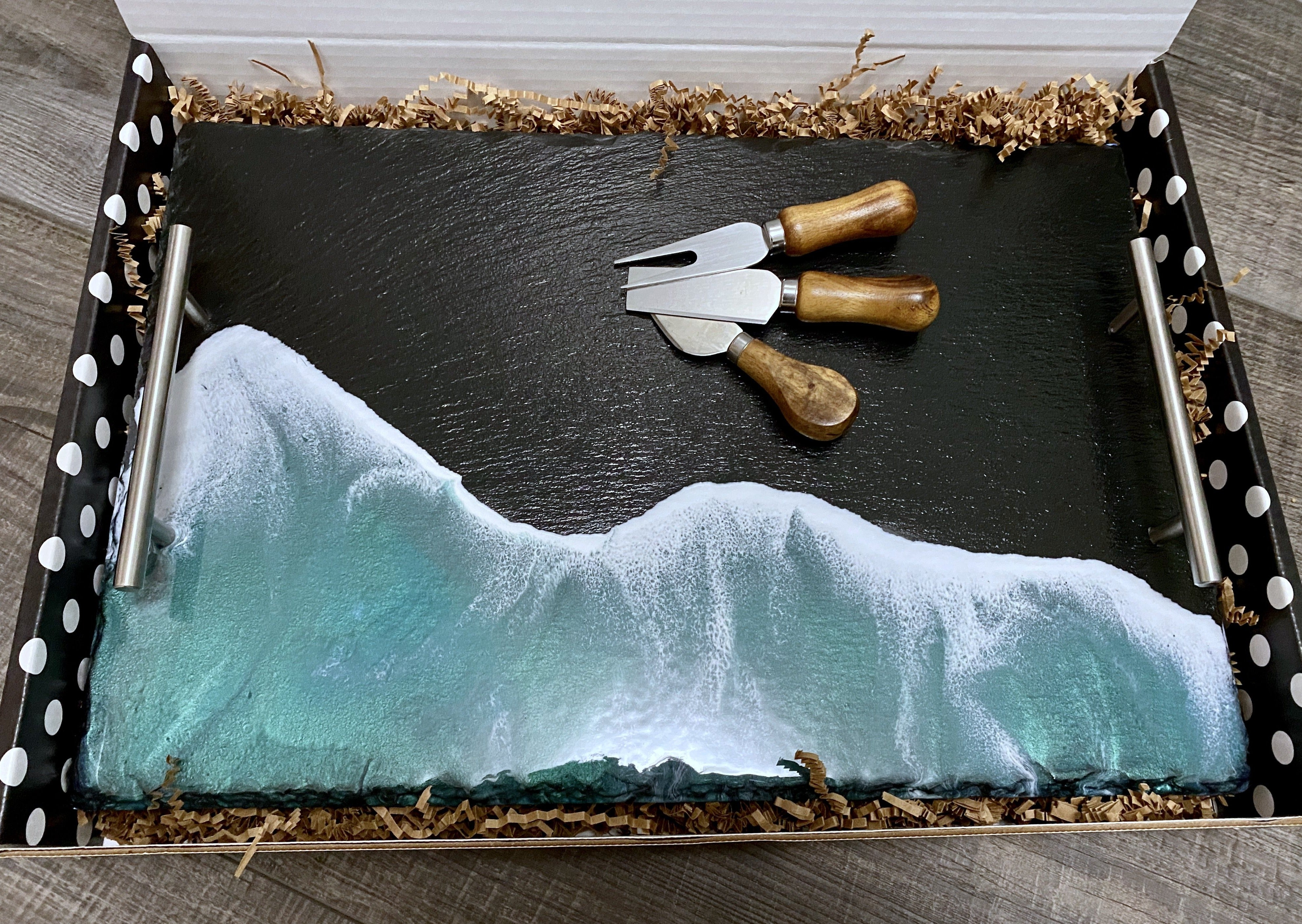 Natural Slate Charcuterie Board 