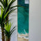 Long Beach Ocean Resin Artwork on Birch Panel 50