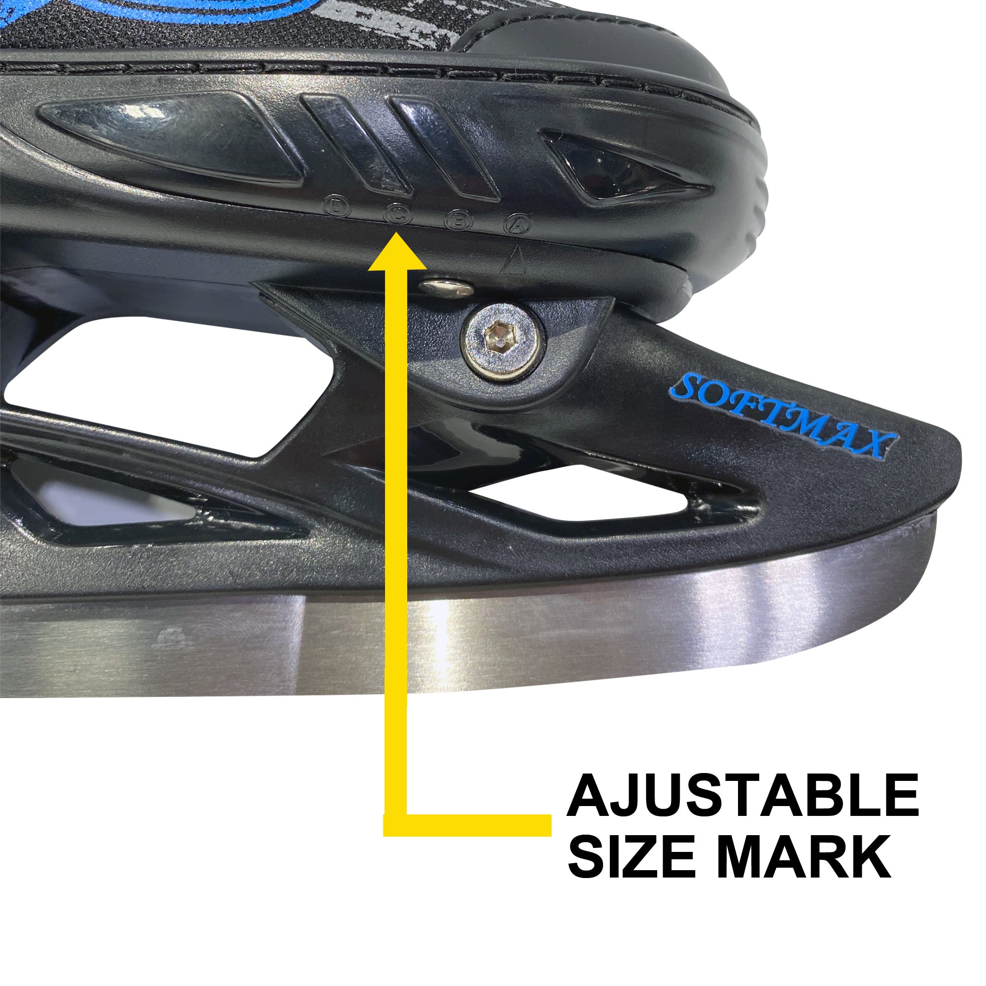 PATIN À GLACE AJUSTABLE SOFTMAX POUR ENFANT *Populaire 