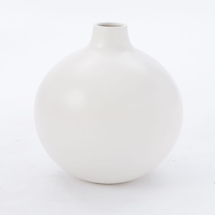 Oversized White Vase Collection 