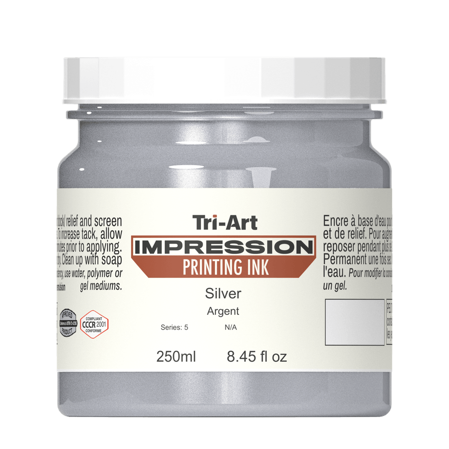 Impressions Block Printing Ink - Silver 