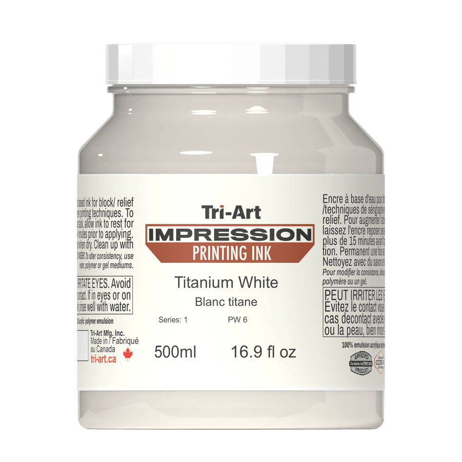 Impressions Block Printing Ink - Titanium White 