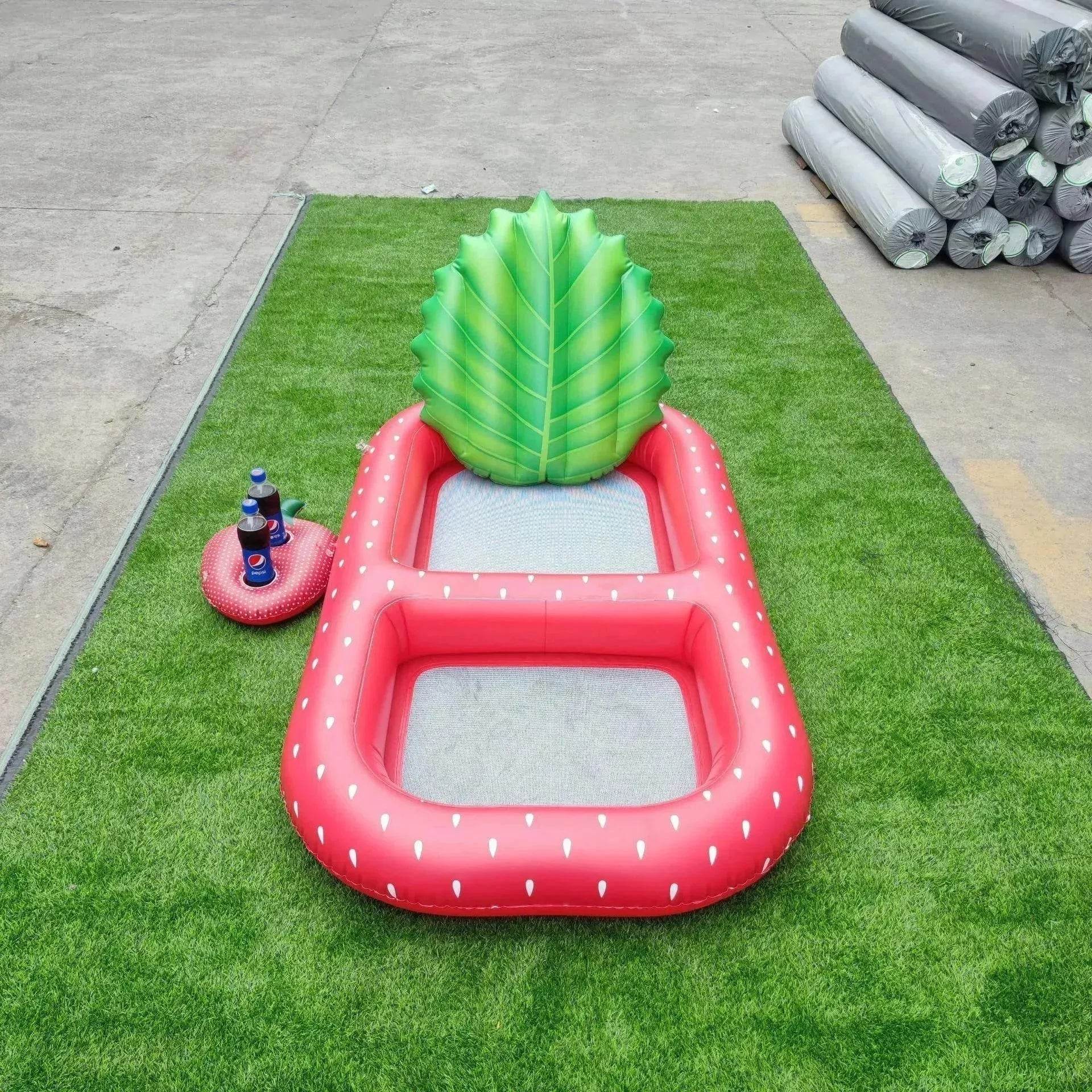 Inflatable Swimming Pool Pineapple Floating Row Air Cushion Bed Summer Water Floating Hammock Air Mattress Water Sports Toys 