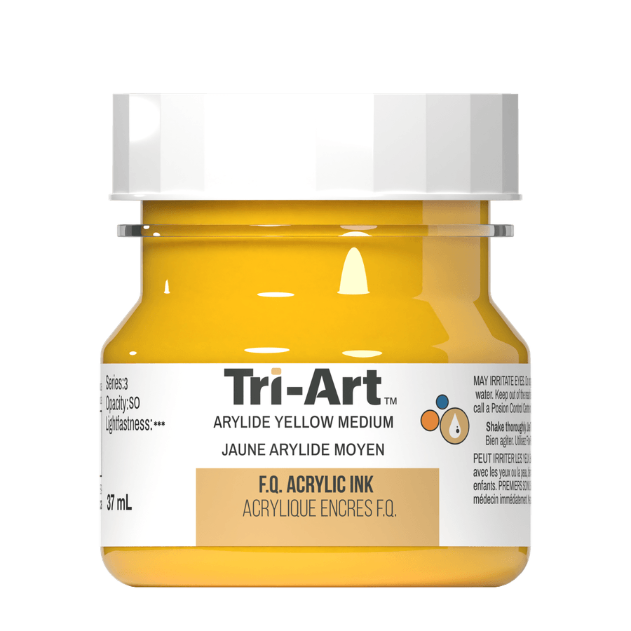 Tri-Art Ink - Arylide Yellow Medium - 37mL 
