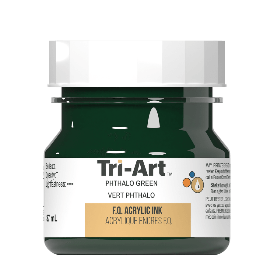 Tri-Art Ink - Phthalo Green - 37mL 