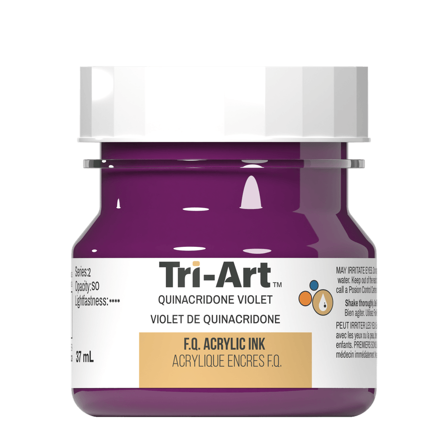 Tri-Art Ink - Quinacridone Violet - 37mL 