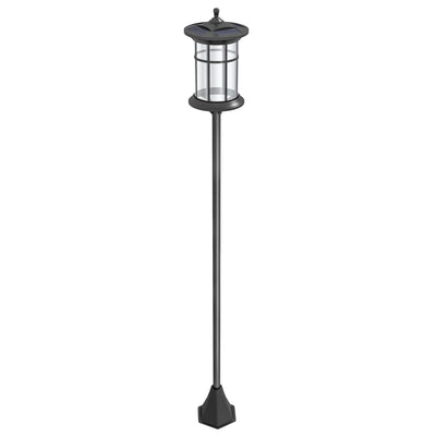 Outsunny 72" Solar LED Post Light - Cool White, Waterproof IP44 for Outdoor Patio, Garden, Backyard, Pathway 