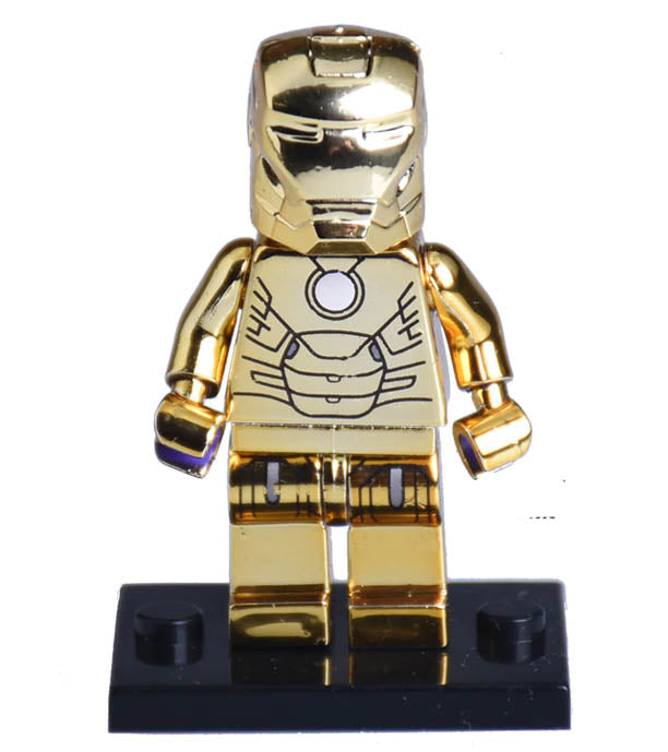 Minifigure - Marvel - Iron Man Chrome Gold 
