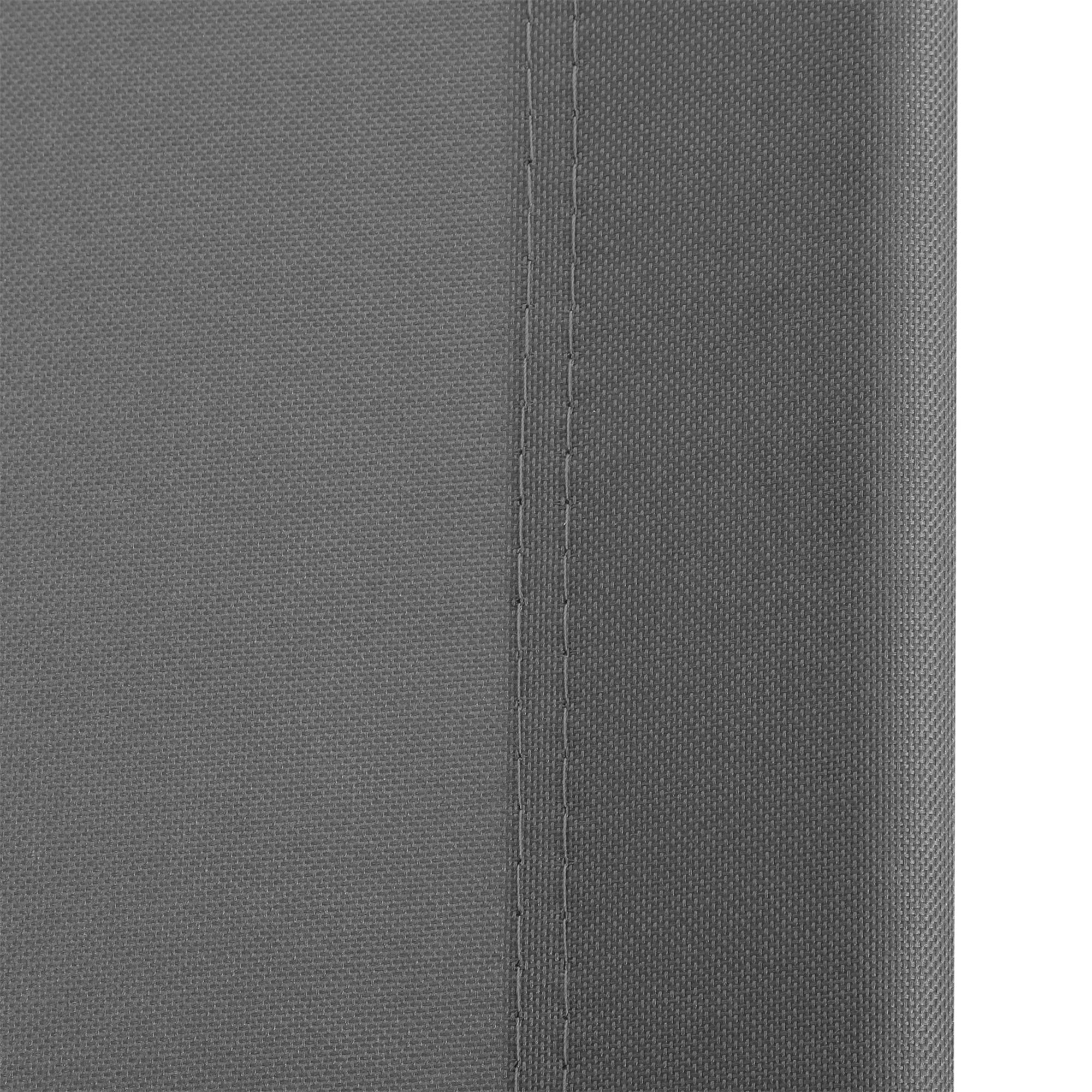 Outsunny Folding Lounge Chair Outdoor Steel Mesh Tanning Recliner with Adjustable Back for Beach Yard Patio Grey 