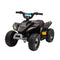 Aosom Kids Ride on ATV, 6V Battery Powered Quad Car with Forward, Reverse Switch, for Boys Girls 18-36 Months, Black