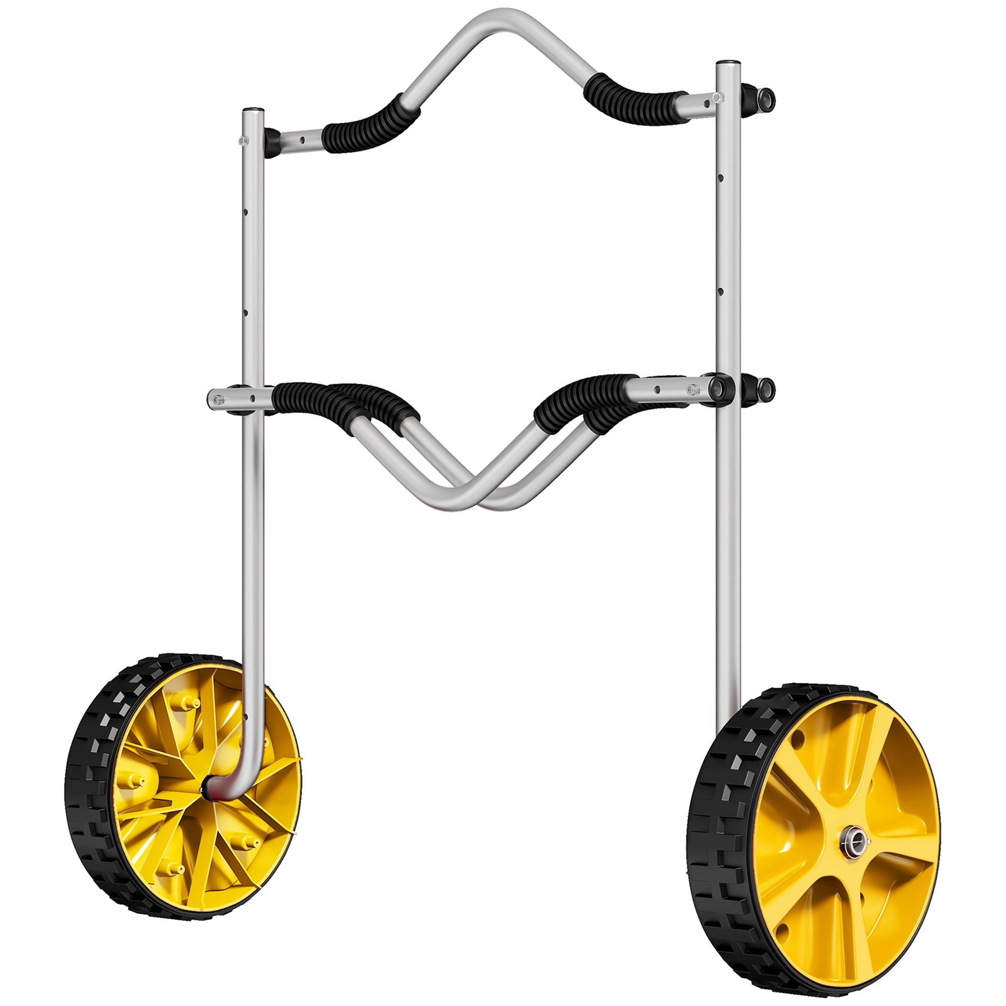 Soozier Alumnium Kayak Cart Dolly, Kayak Wheels with Adjustable Height and Width, for Kayaks, Canoes, Paddleboards 