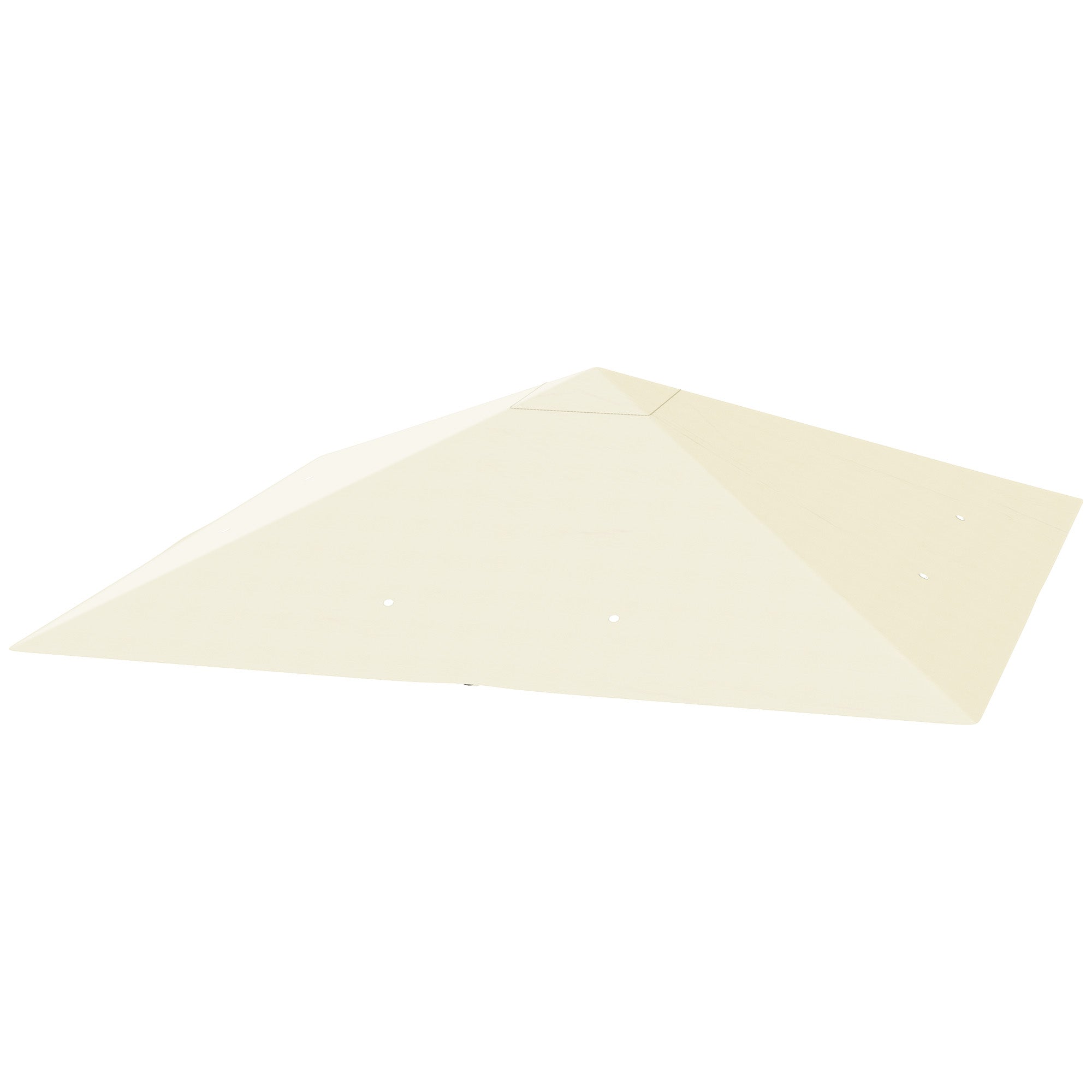 Outsunny 10' x 10' Gazebo Canopy Replacement Cover, Garden Gazebo Roof Replacement, UPF30+, TOP COVER ONLY, Cream White 