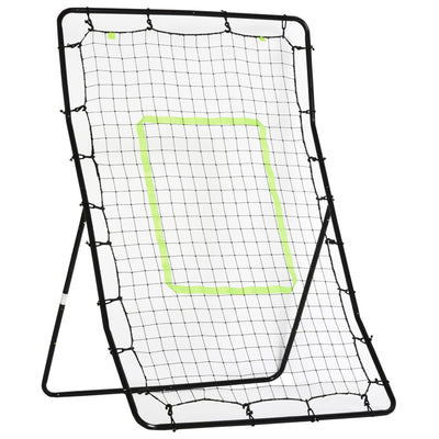 Soozier Multi-use Sports Rebounder Net Pitchback Sreen Target Throwing Pitching Fielding Catching Practice Trainer Adjustable Angle 