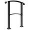 Outsunny 1-3 Step Handrails for Outdoor Steps, Porch Deck Railing, Metal Outdoor Stair Railing with Installation Kit, Black