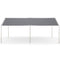 Outsunny Carport 10'x20' Heavy Duty Galvanized Steel Canopy Anchor Kit Grey