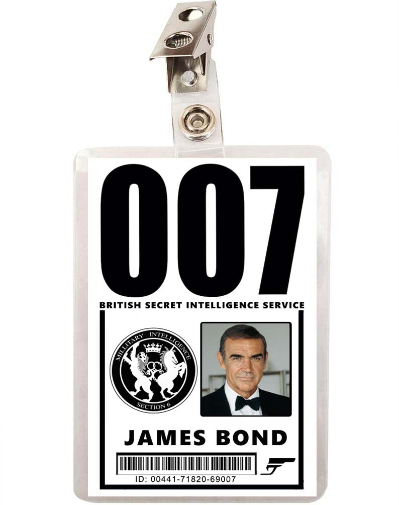007 James Bond ID Badge - Sean Connery 
