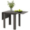 HOMCOM Folding Extendable Drop Leaf Kitchen Dining Table for 2-4 People Small Spaces Grey