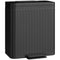 Trash Can, 2 x 5.3 Gallon (2 x 20 L) Garbage Can with Soft-Close Lid, Removable Inner Buckets for Kitchen Home Office
