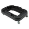 Recycling & Waste Receptacle Dolly, Polypropylene, Black, Fits: 17-1/4