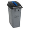 Waste Classification - Lid, Open Lid, Plastic, Fits Container Size: 17-1/4