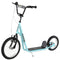 Aosom Big Wheel Scooter for Teens Youth Adjustable Handlebar with Dual Brakes Inflatable Wheels