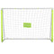 Soozier 6ft x 4ft Soccer Goal Net with Metal Frame, PE Mesh, Ground Stakes, Easy Assembly, Yellow