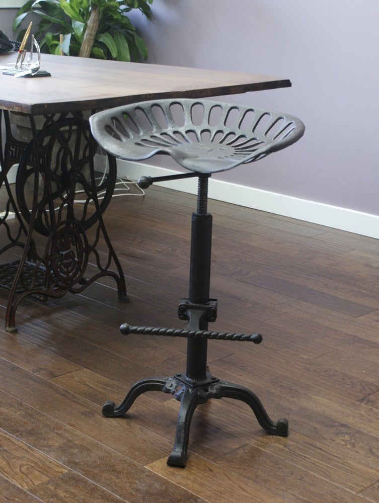 Tractor Seat Stool Black 