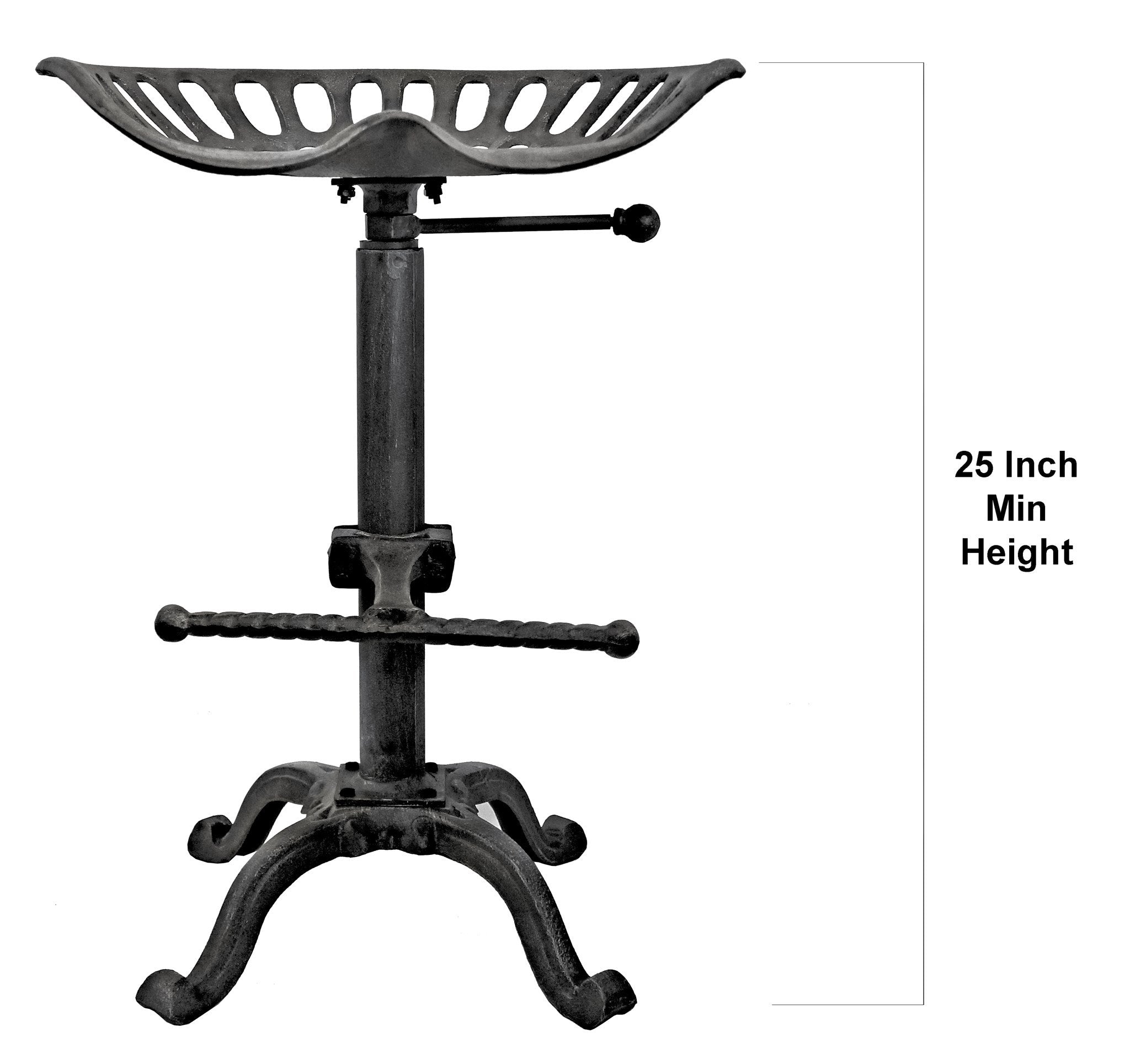 Tractor Seat Stool Black 