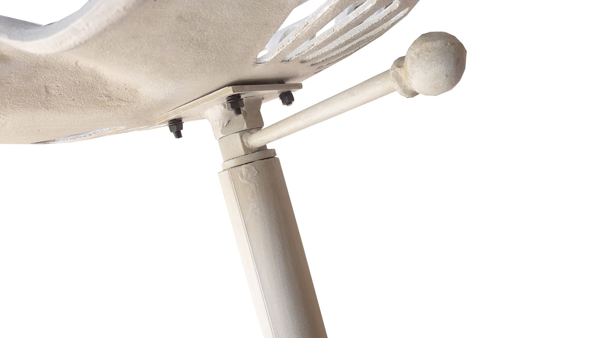 Tractor Seat Stool White 