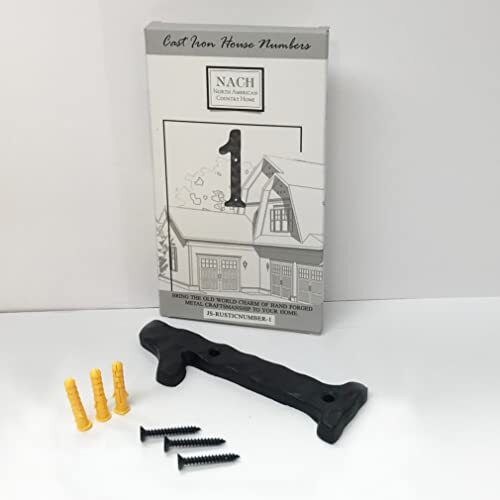 Cast Iron Letter A Black (JS-RUSTIC-A) 