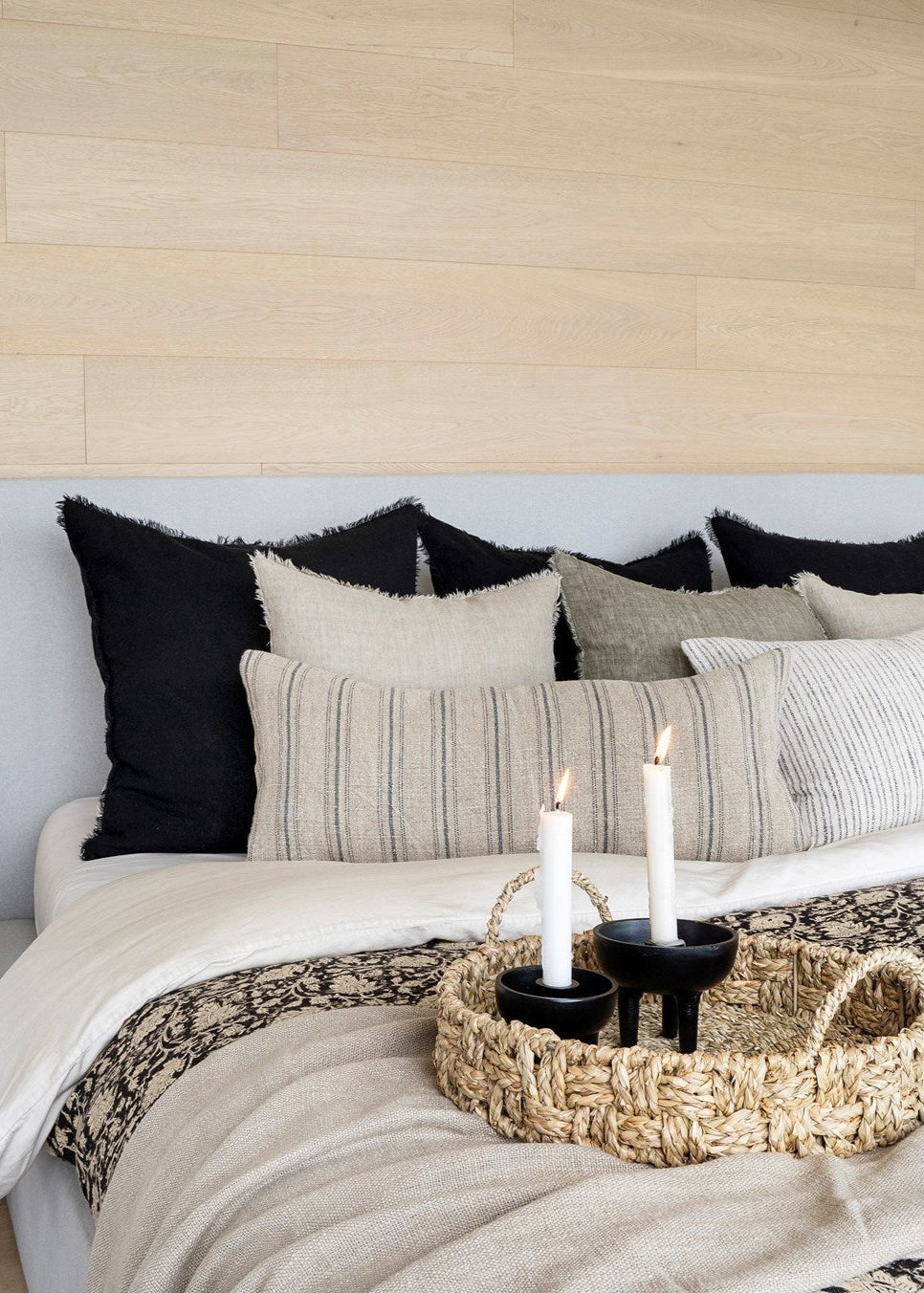 Juniper Linen Lumbar Pillow 