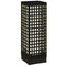 Wicker Solar Outdoor Lamp, Decorative Floor Lamp with Auto On/Off LED Lights, IP44 for Patio, Porch, Pathway, Black