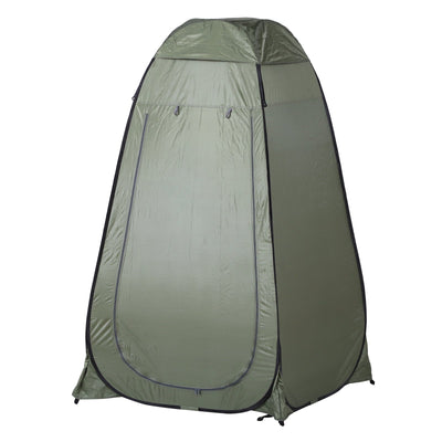 Outsunny Portable Pop Up Shower Tent Privacy Changing Room for Outdoor Dressing Fishing with Carry Bag Green 