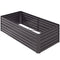 Outsunny Elevated Garden Bed Perfection: Galvanized Steel Raised Outdoor Planters with Reinforced Rods, 71