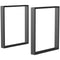 Metal Table Legs Set of 2, Square DIY Furniture Table Legs with Screws and Floor Protectors