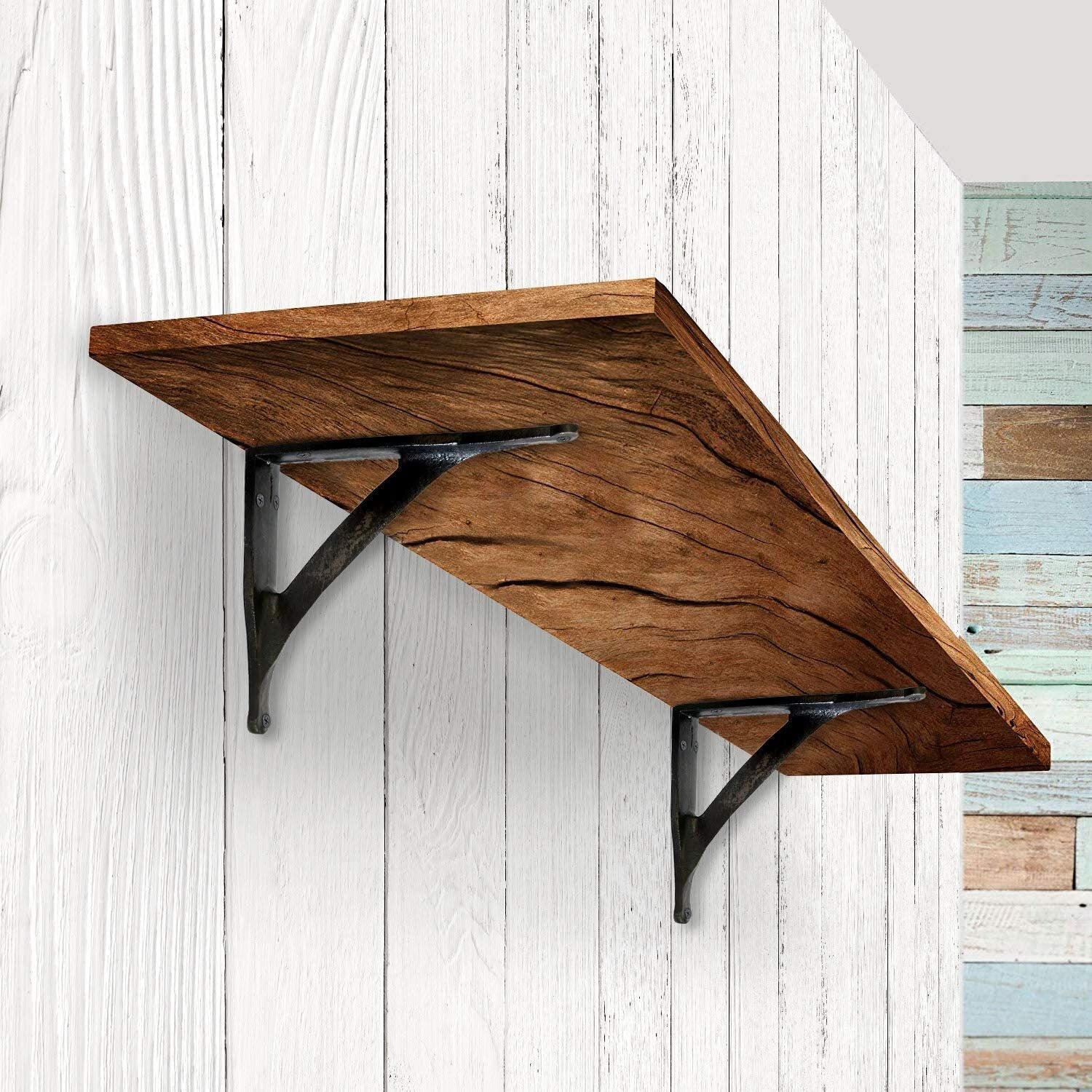 Avant Shelf Bracket, Black, Small, 5x5.5 in 