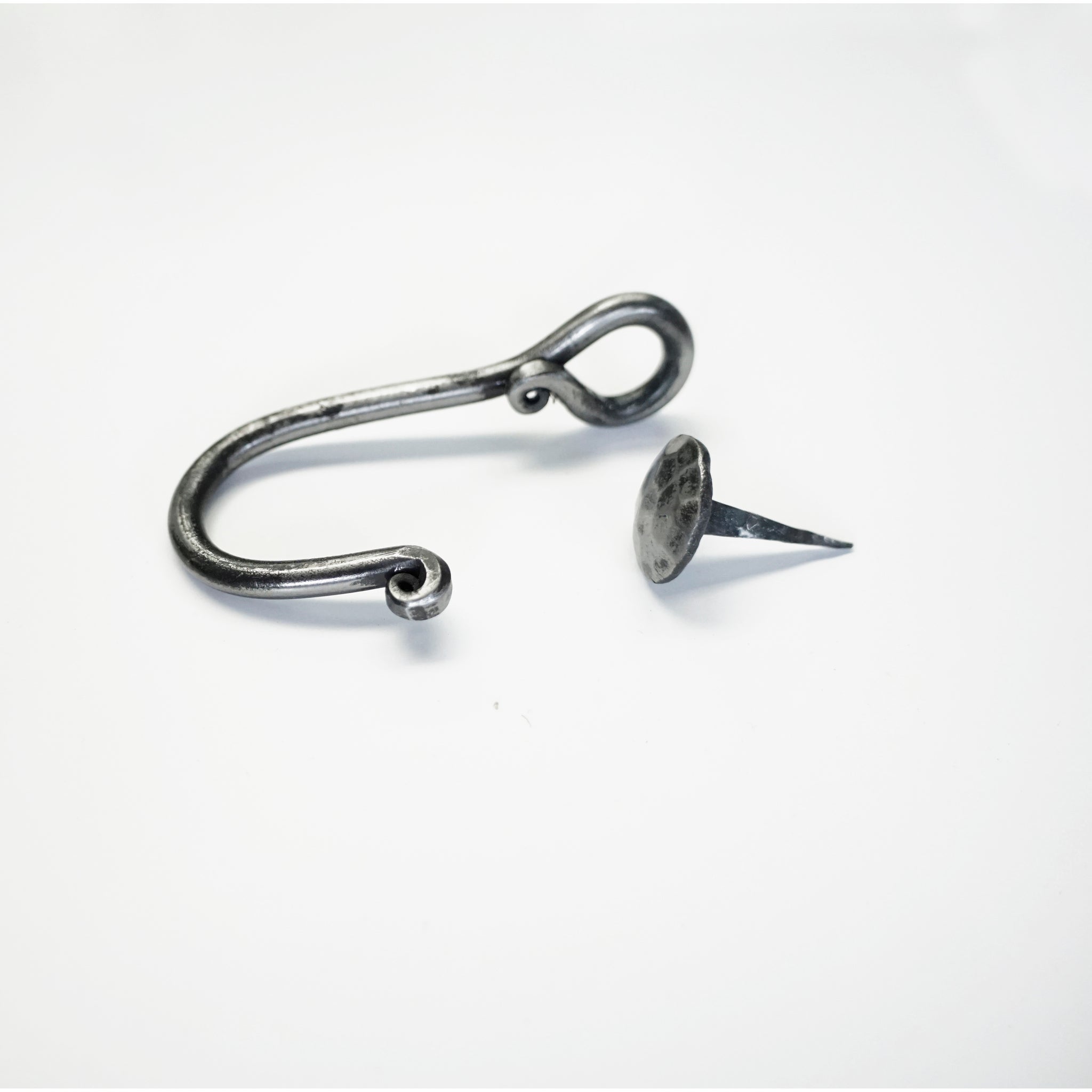 Farmhouse Handforged Hook with Nail 