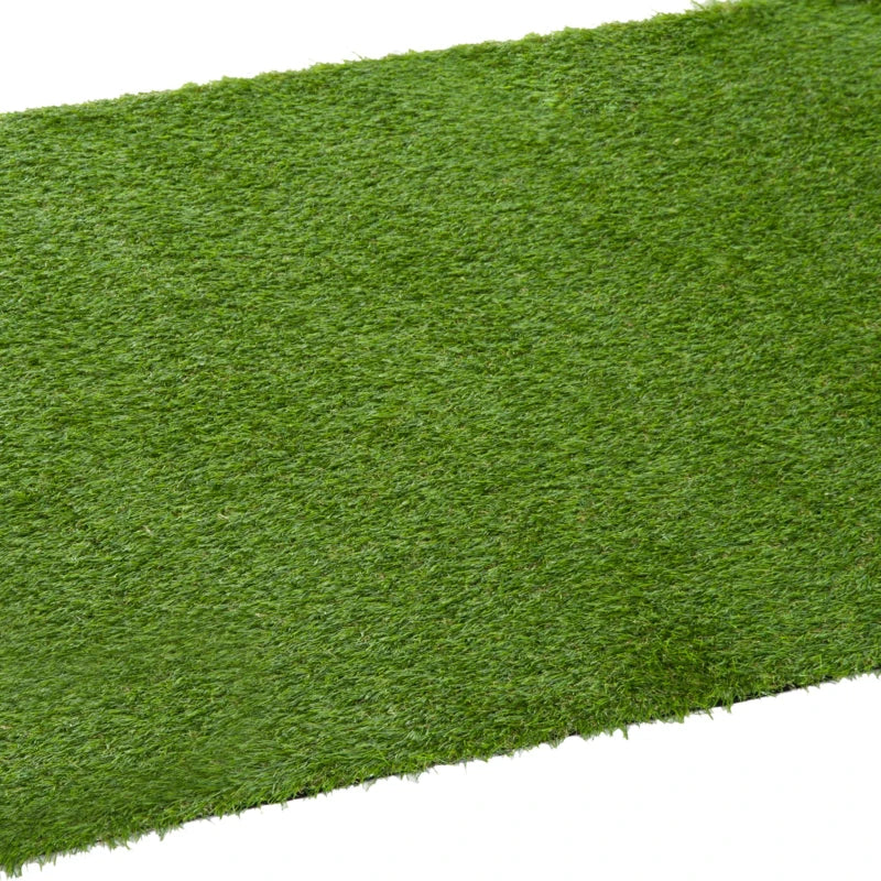 Artificial Grass 10' x 3' (30 Square Feet), Fake Grass Turf with UV Protection, Drain Holes for Rain, Green